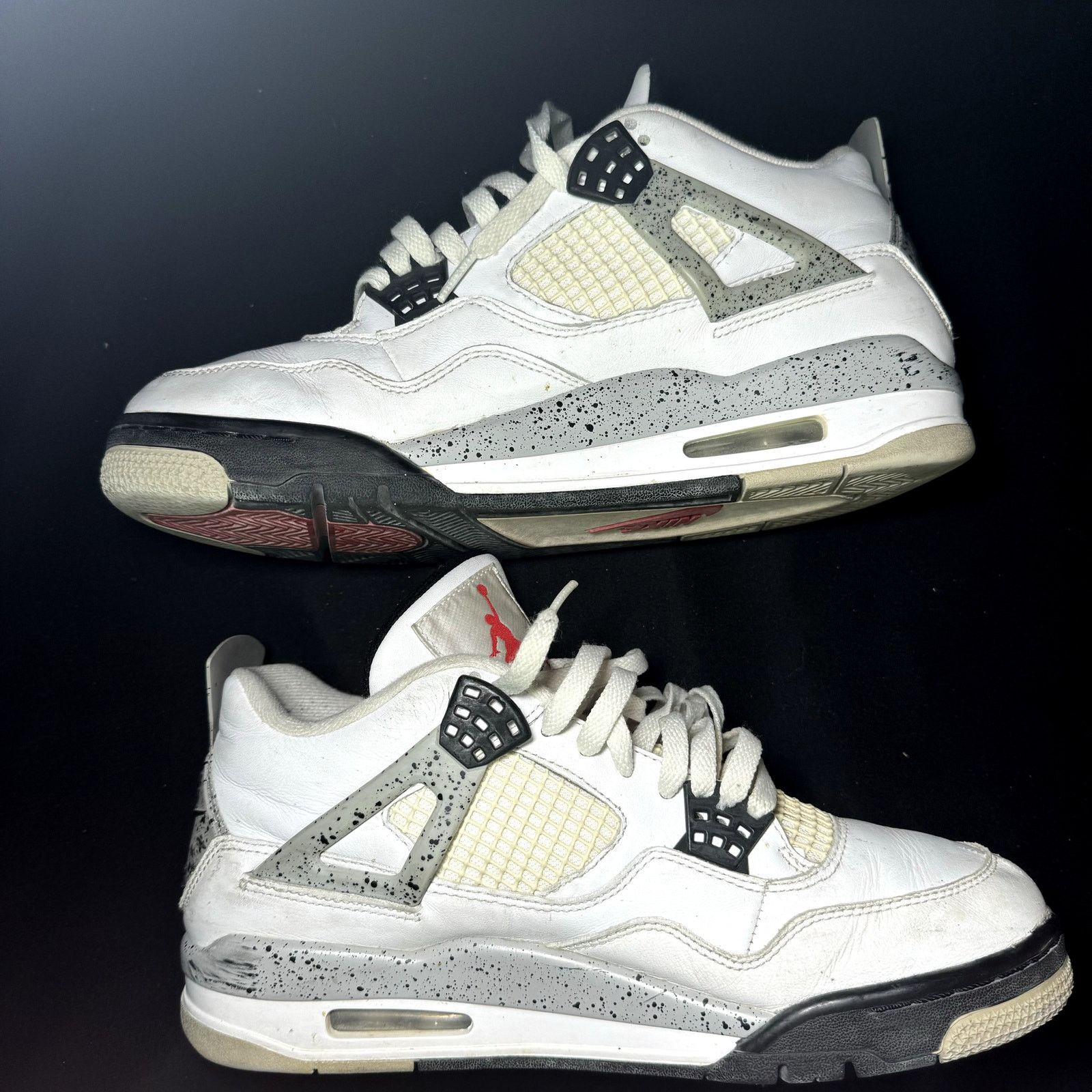 Jordan Brand × Nike Size 9.5 - Nike Air Jordan 4 Retro OG White Cement 2016 Size US 9.5 / EU 42-43 - 2 Thumbnail