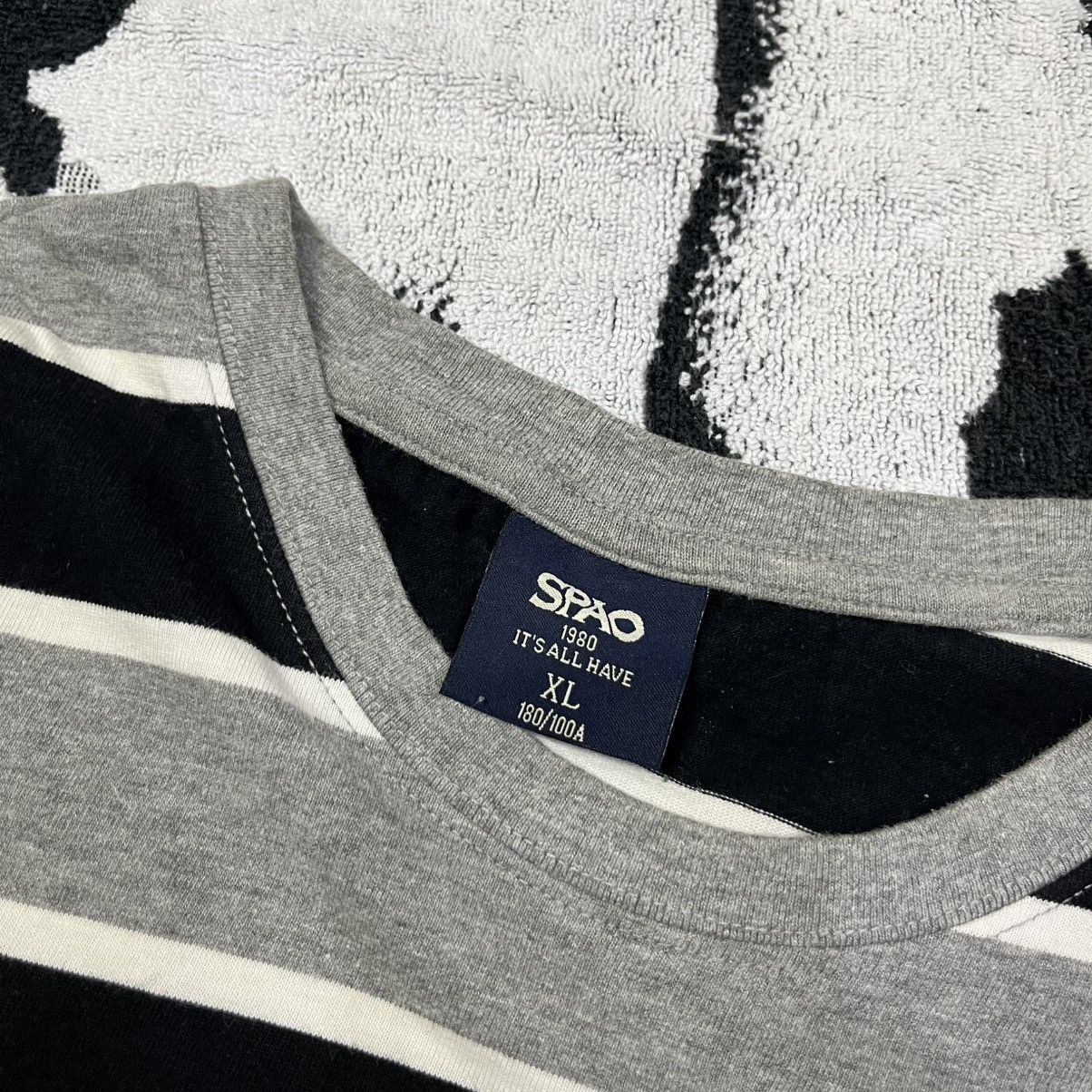 14th Addiction × Hysteric Glamour NEED GONE❤️‍🔥1980s Vintage Spao stripe tee Size US XL / EU 56 / 4 - 4 Thumbnail