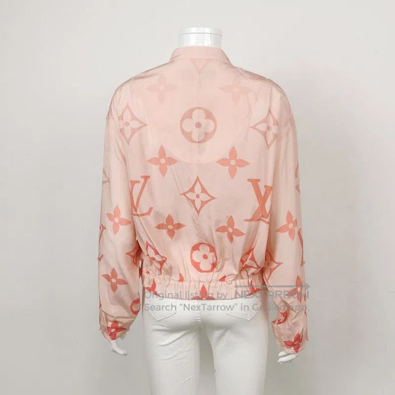 Louis Vuitton Louis Vuitton Silk Monogram Bomber Jacket. Size US S / EU 44-46 / 1 - 2 Thumbnail