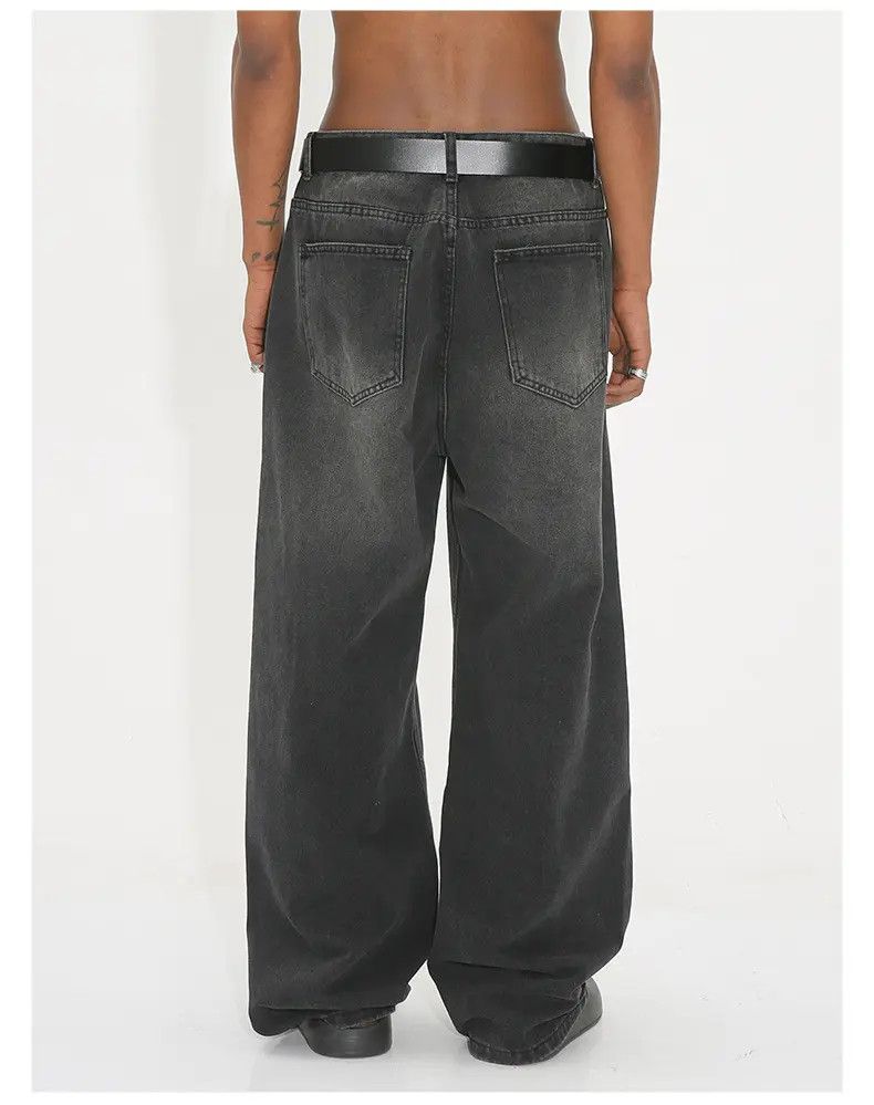 Japanese Brand × Jean Black Baggy Denim Jeans Size US 28 / EU 44 - 2 Thumbnail