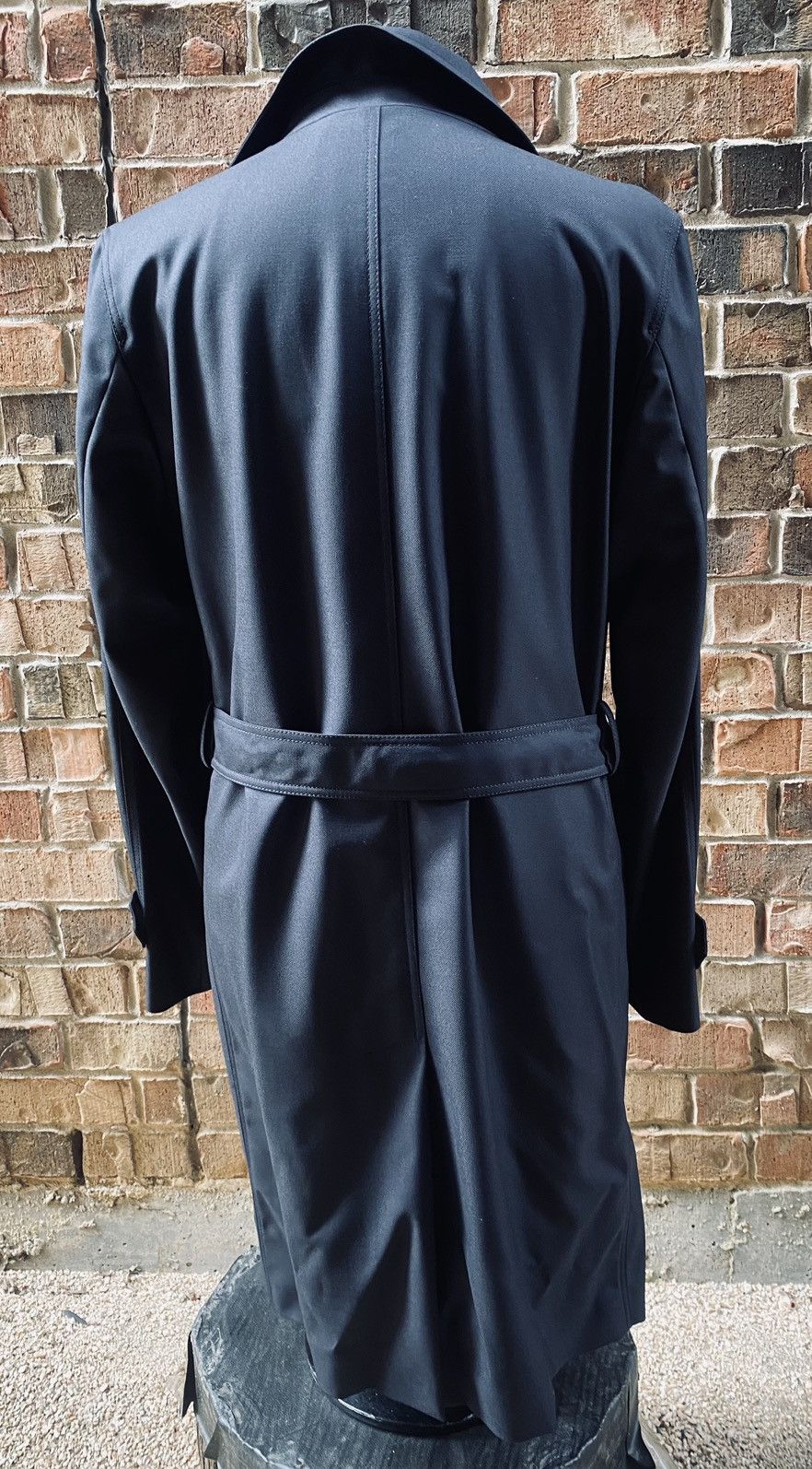 Brioni Brioni 🇮🇹 black storm system wool bond belted topcoat L NEW Size US L / EU 52-54 / 3 - 8 Thumbnail