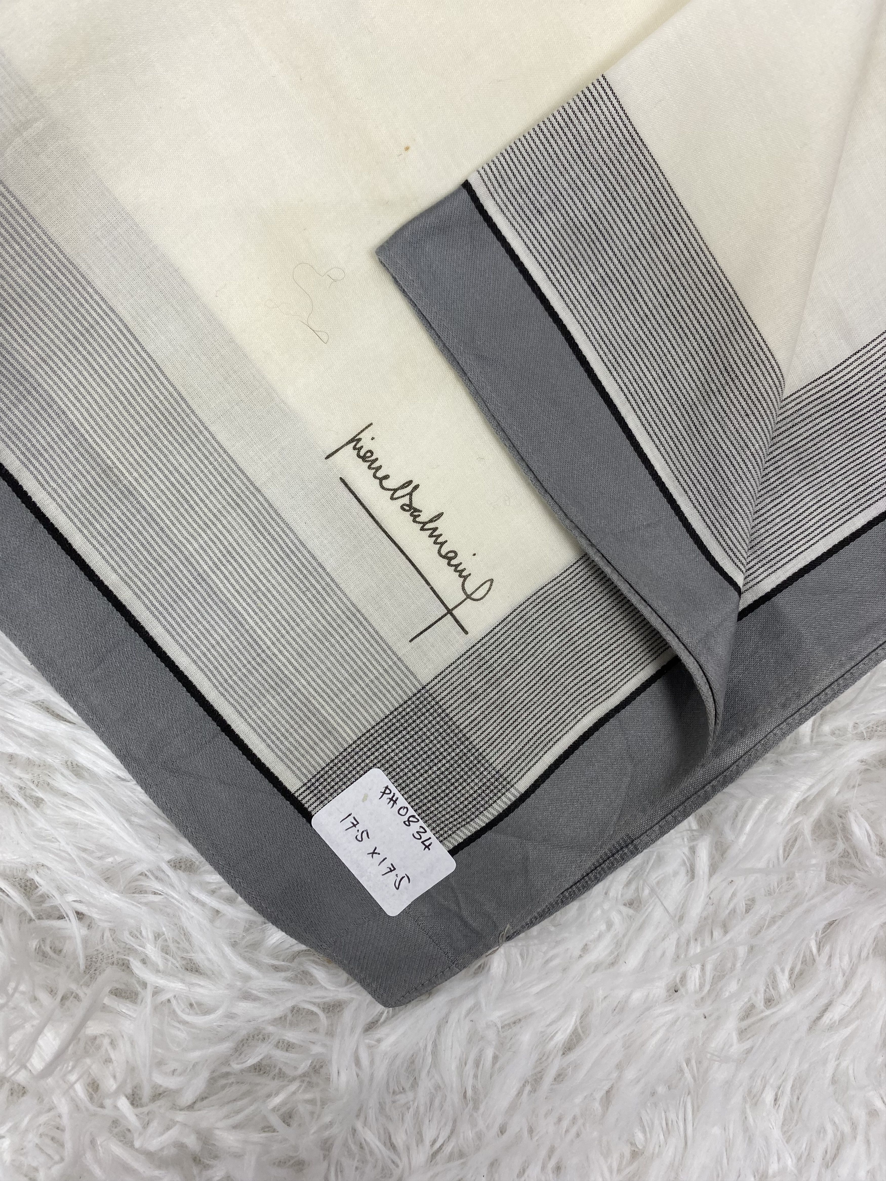 Pierre Balmain × Vintage Vintage Pierre Balmain Handkerchief Neckerchief PH0834 Size 26 - 2 Thumbnail