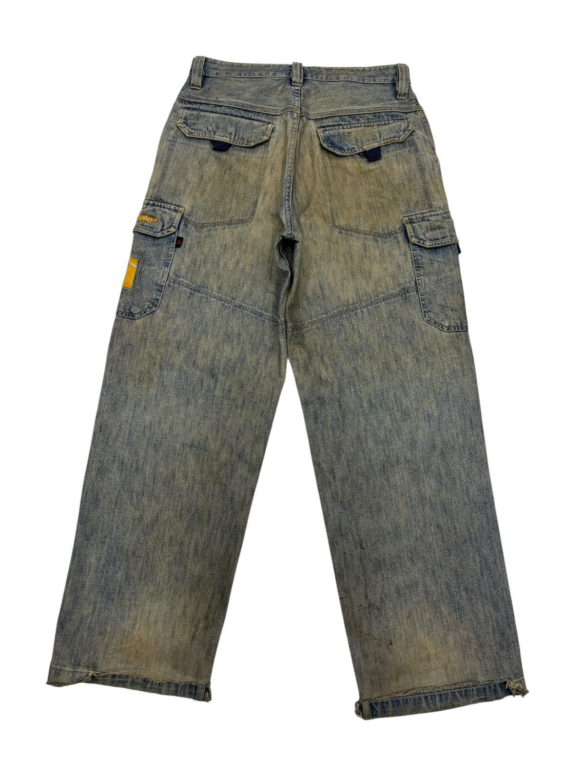 JNCO 🔥JNCO Rusty Style DrunknMunky Baggy Skater Cargo Jeans Size US 32 / EU 48 - 8 Thumbnail