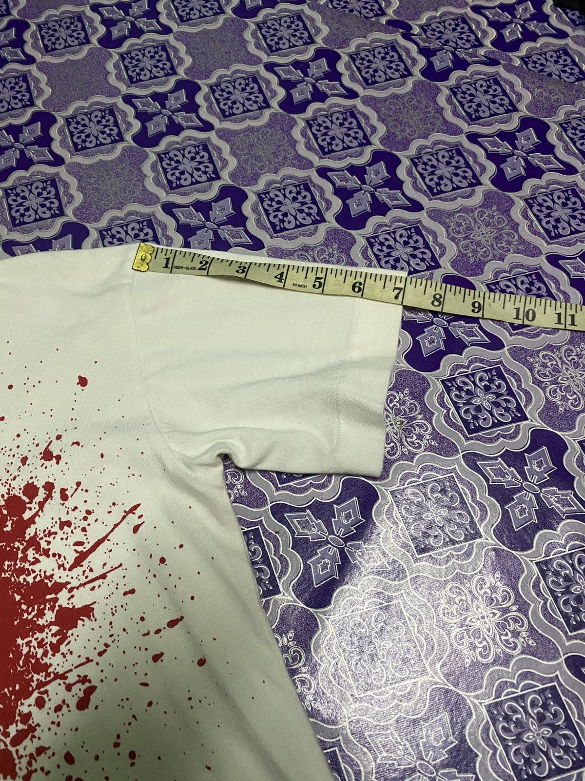 Comme des Garcons Comme des Garçons PLAY Red Heart Splatter Graphic Tee –White Size US S / EU 44-46 / 1 - 11 Thumbnail