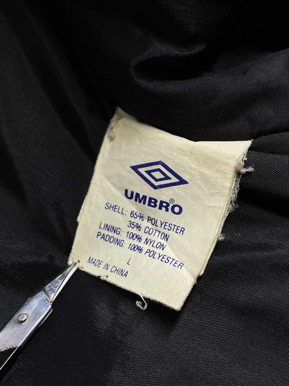 Umbro 1992/93 Manchester United Umbro Sharp Padded Bench Coat Size US L / EU 52-54 / 3 - 23 Thumbnail