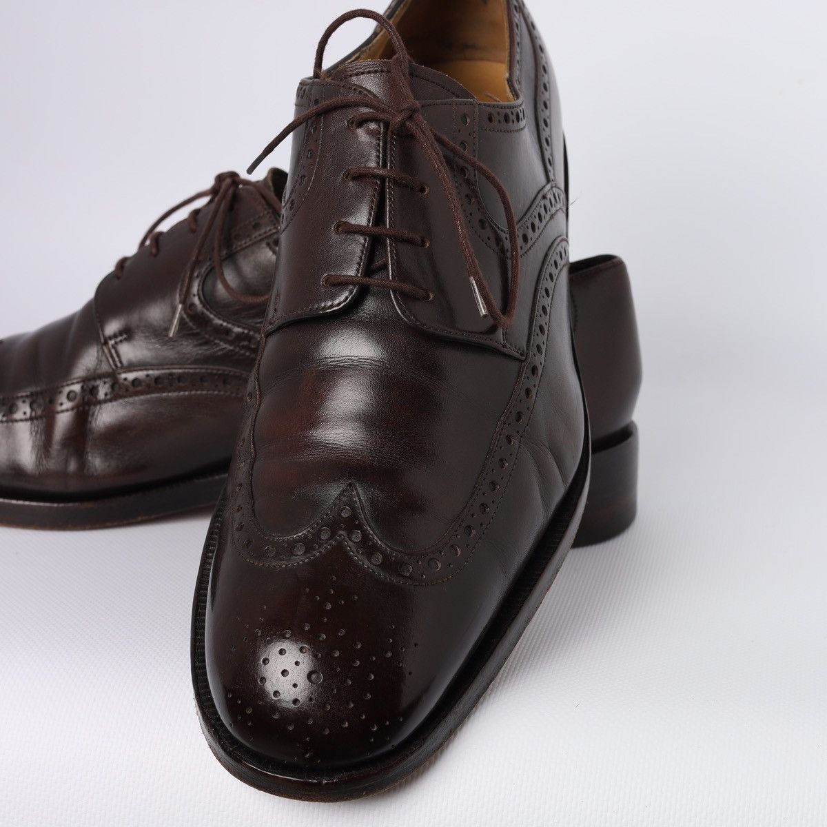 Bally Bally Leather Brogues Shoes Switzerland Size US 9.5 / EU 42-43 - 12 Thumbnail