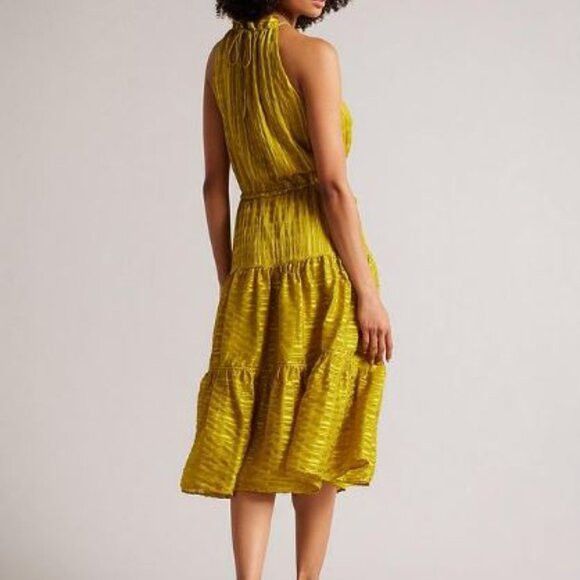 Ted Baker Ted Baker Eymilia Tiered Drawstring Midi-Dress Size L / US 10 / IT 46 - 11 Thumbnail