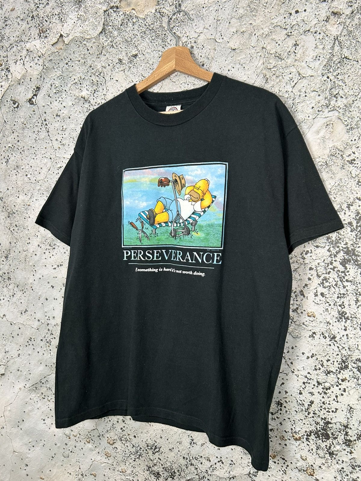 Other Vintage The Simpsons Homer Perseverance Graphic Tee 90s Size US L / EU 52-54 / 3 - 2 Thumbnail