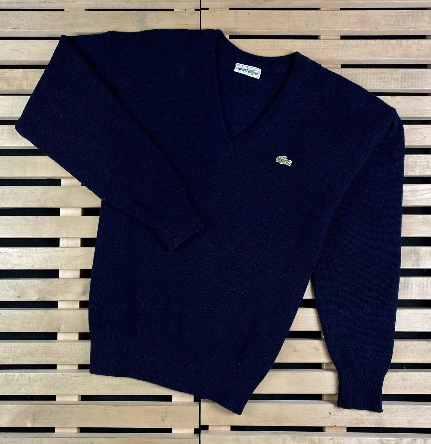 Lacoste Mens Sweater Chemise Lacoste Vintage Size L Size US L / EU 52-54 / 3 - 1 Thumbnail