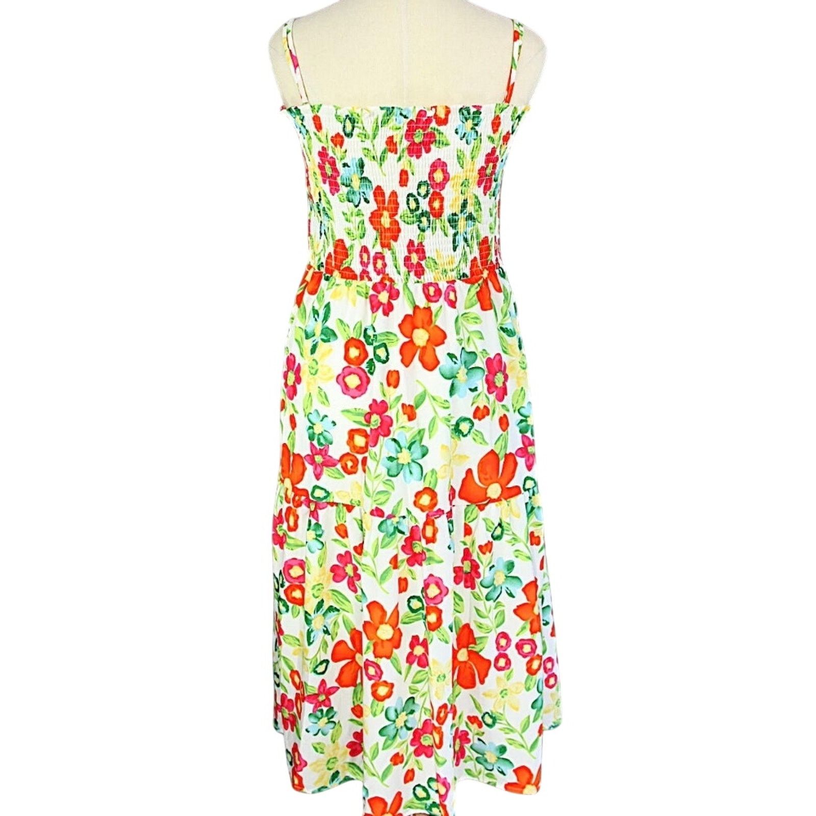 Other NWOT THML Floral Smocked Sundress Midi Dress M Size M / US 6-8 / IT 42-44 - 3 Thumbnail