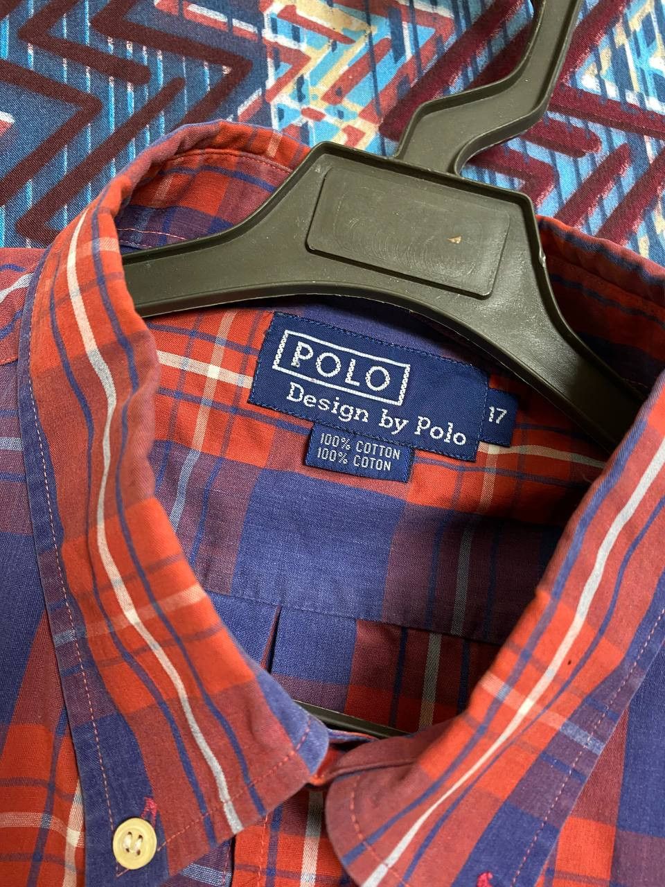 Polo Ralph Lauren × Vintage Vintage 90s Polo Ralph Lauren Plaid Pattern Shirt Button Up Size US M / EU 48-50 / 2 - 2 Thumbnail