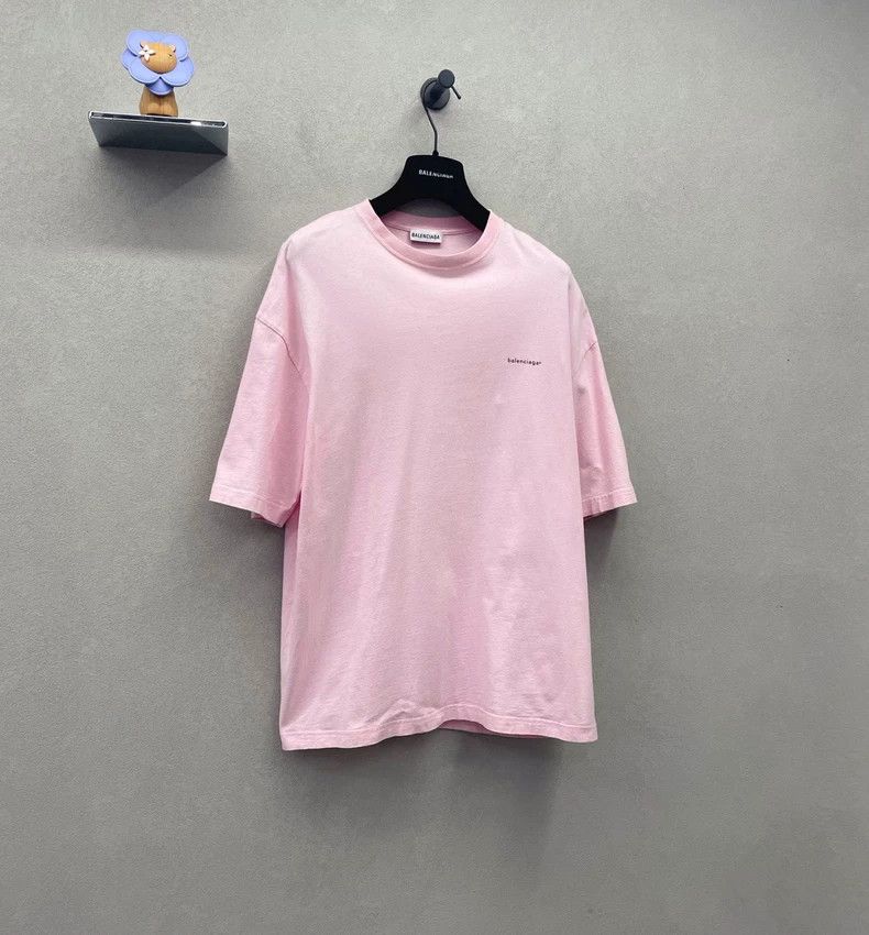 Balenciaga Balenciaga Small letter Logo short sleeve pink Size US XS / EU 42 / 0 - 3 Thumbnail