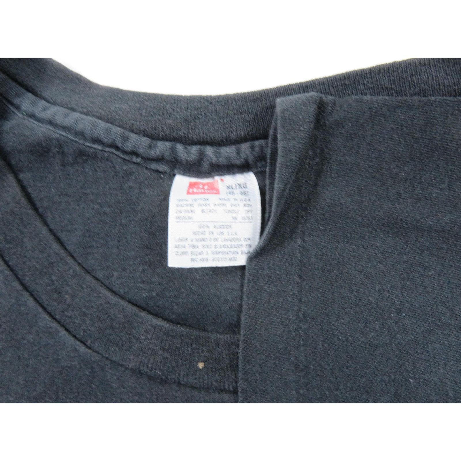 Hanes Shitbastard Rock Band Black T-Shirt Sz XL 1990s Size US XL / EU 56 / 4 - 4 Thumbnail
