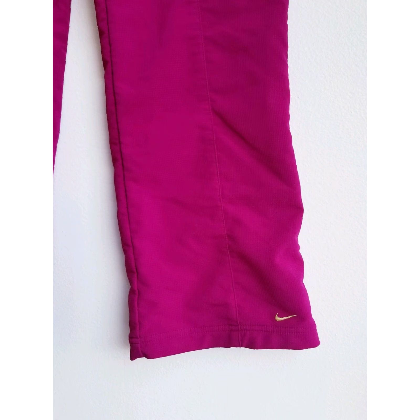 Nike Nike Air Purple Fuchsia Pants Track Gym Pants M Women 32in Inseam Front Back Pockets Size 32" / US 10 / IT 46 - 4 Thumbnail