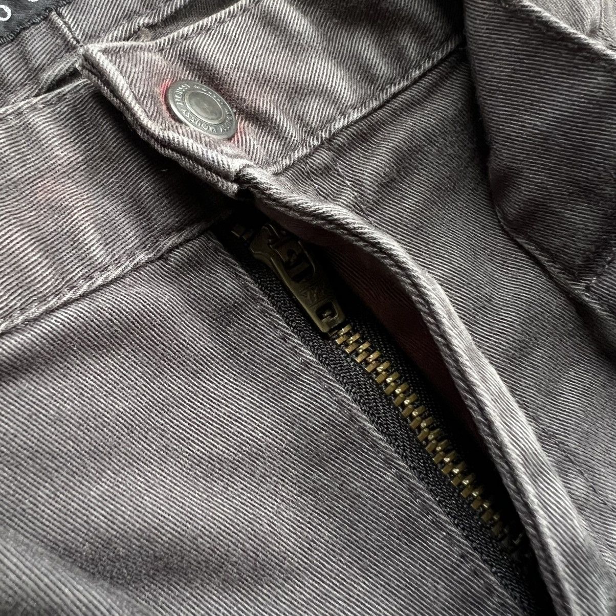 Undercover 2000s Moussy Undercover Washed Bondage Bottom Zip Pants Size US 27 - 10 Thumbnail