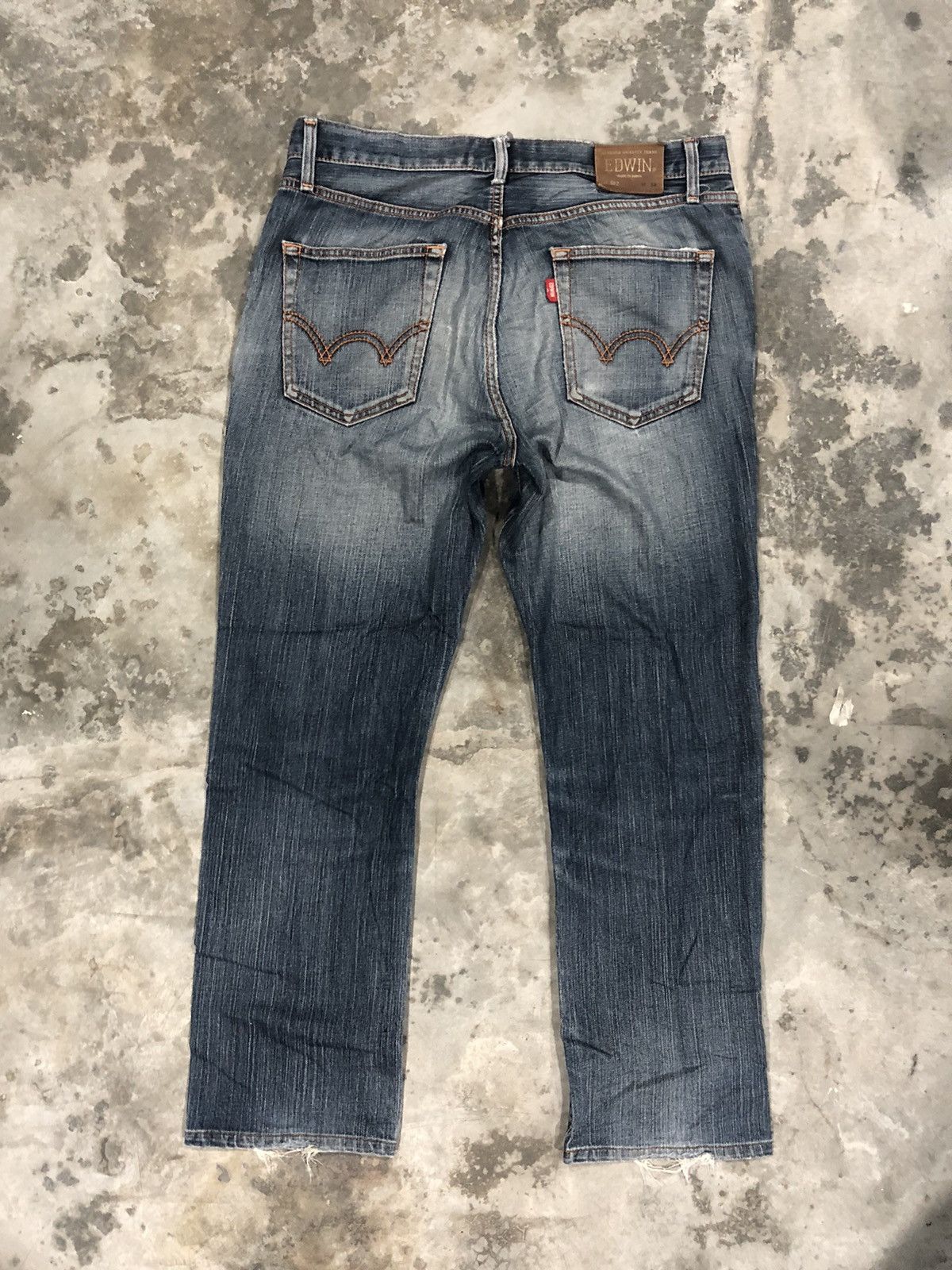 Edwin Vintage Edwin 502 Denim Jeans Size US 34 / EU 50 - 6 Thumbnail