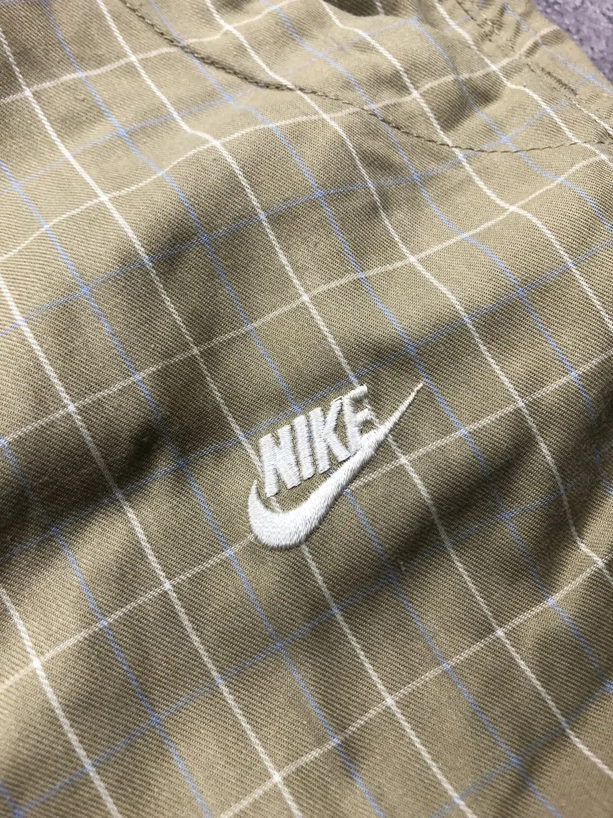 Nike NIKE Vintage 2000s Checkered Streetwear Swimming Shorts Size US 34 / EU 50 - 4 Thumbnail