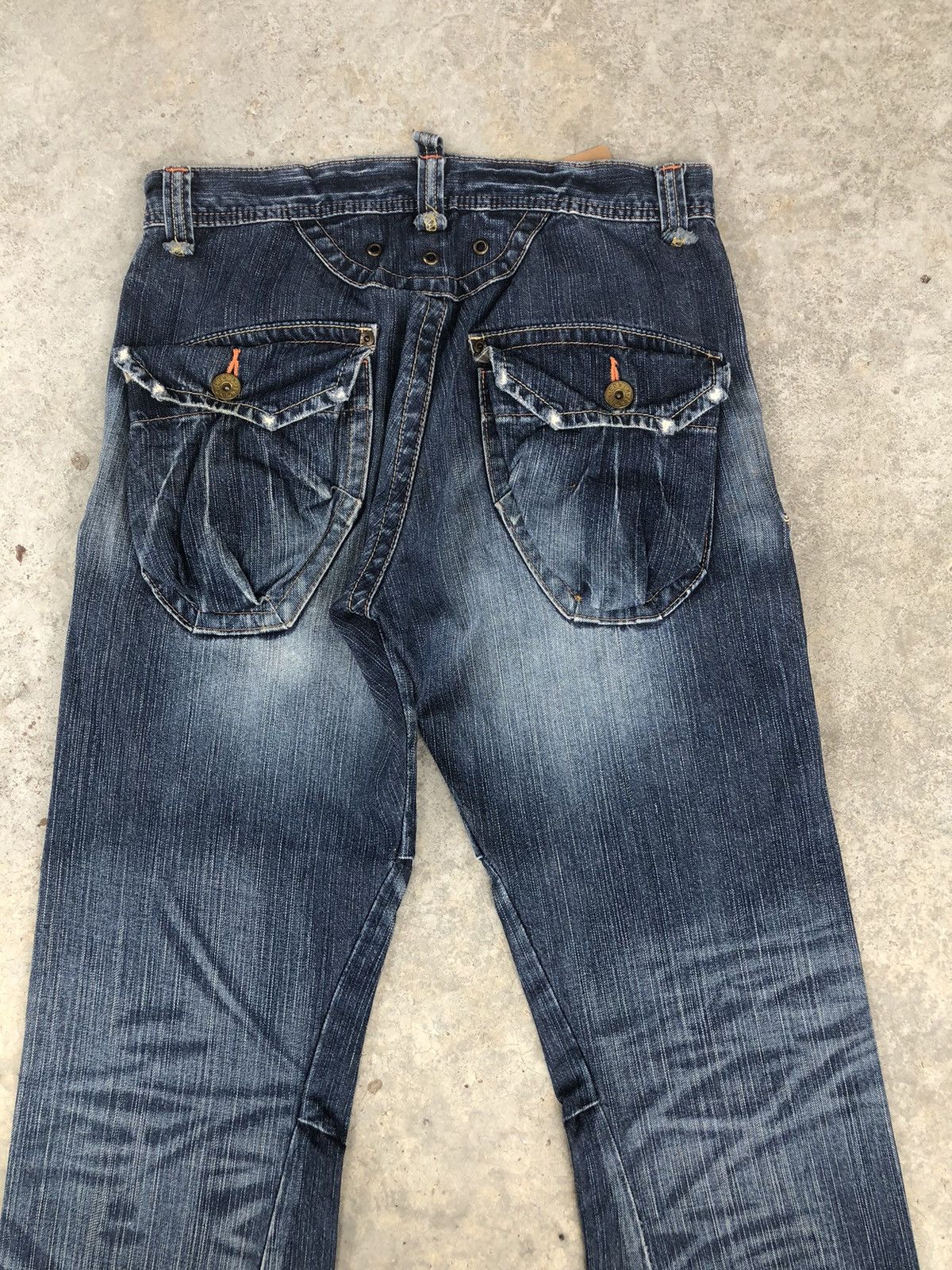 If Six Was Nine Flare Jeans Edwin Distressed Jeans Cargo Pants Size US 32 / EU 48 - 9 Thumbnail