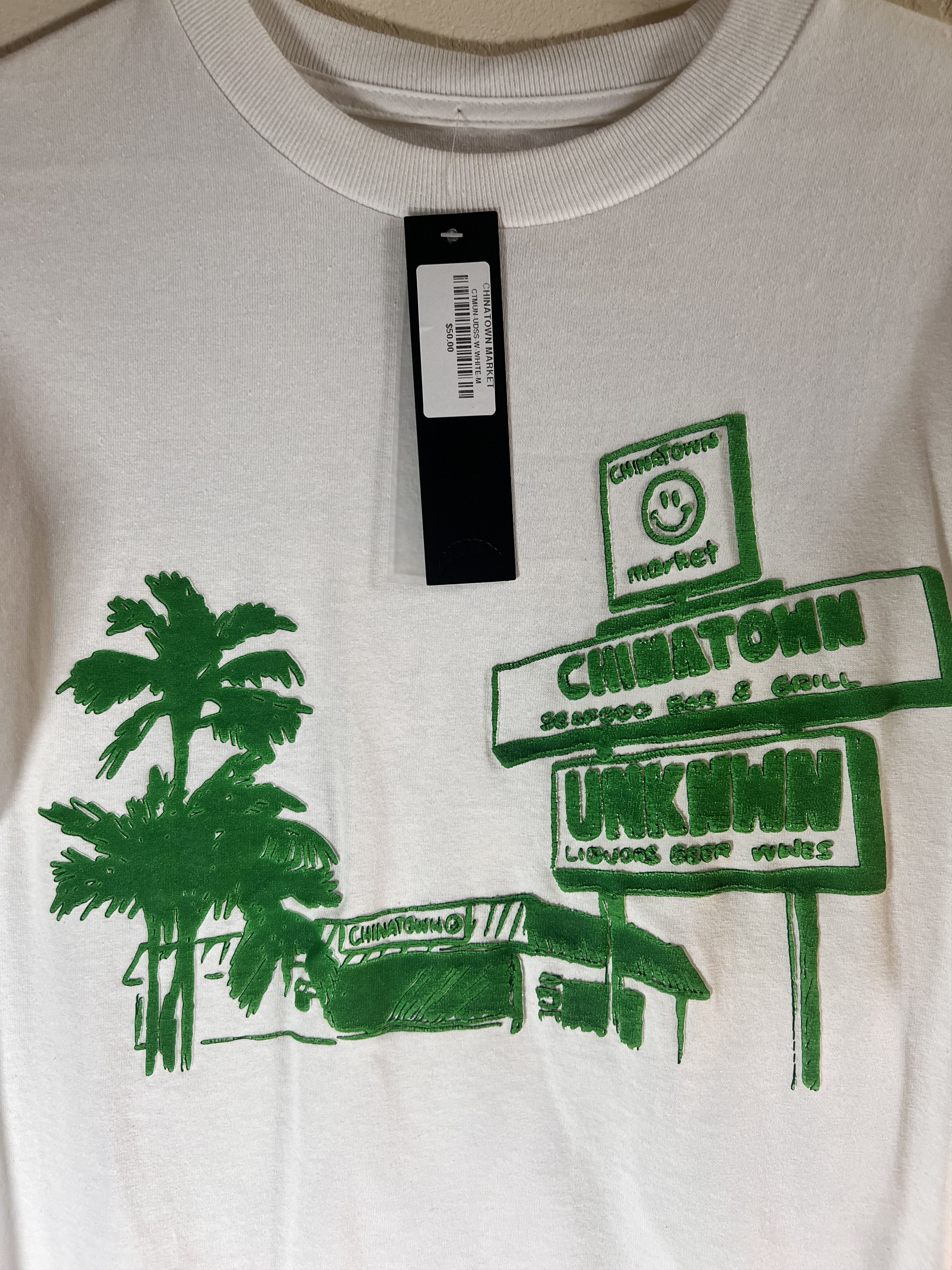 Market UNKWN X Chinatown Market Shirt Green Size US M / EU 48-50 / 2 - 3 Thumbnail