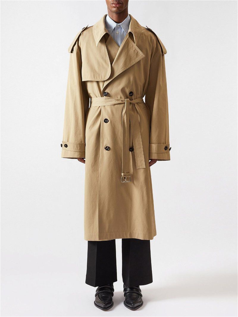 Bottega Veneta BOTTEGA VENETA Double-Breasted Trench Coat Size US L / EU 52-54 / 3 - 1 Thumbnail