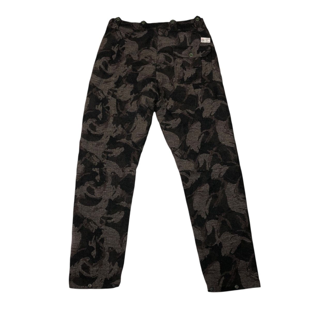 Japanese Brand 🔥HAND MADE WOOL PANTS FLORAL MARSHALL ARTIST ISSEY MIYAKE Size US 32 / EU 48 - 2 Thumbnail