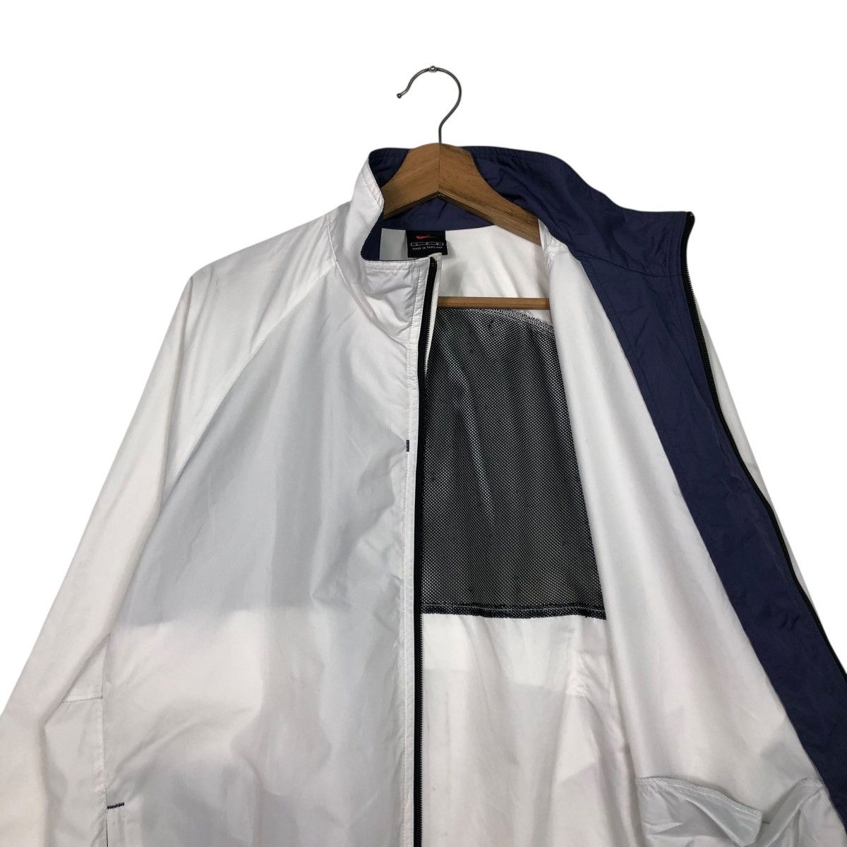 Nike 🔥VINTAGE ZIPPER JACKET BOMBER NIKE LOGO COLLAR Size US L / EU 52-54 / 3 - 14 Thumbnail