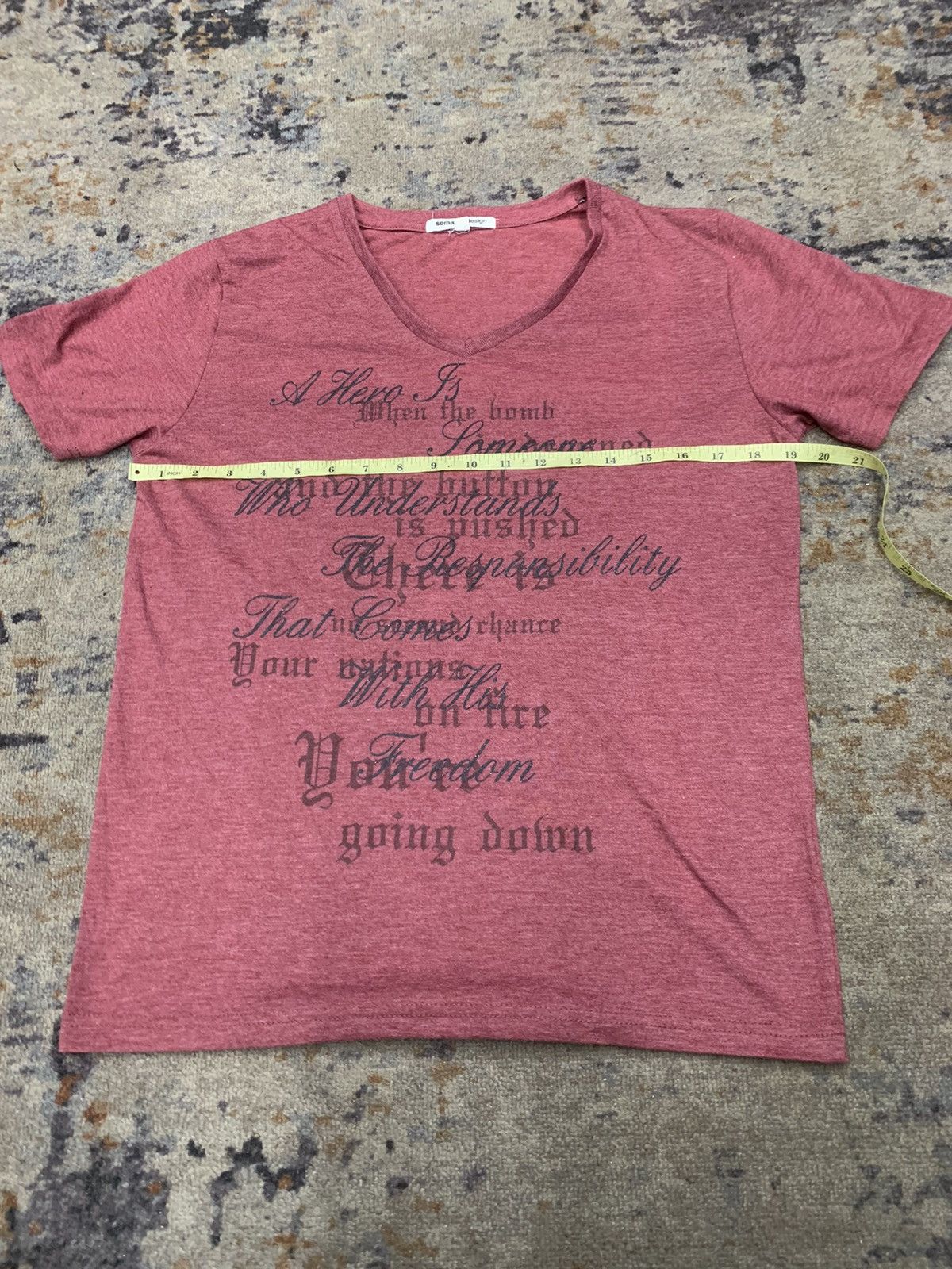 Hysteric Glamour × Japanese Brand × semanticdesign Semantic design qoute poem japanesebrand Size US M / EU 48-50 / 2 - 5 Thumbnail