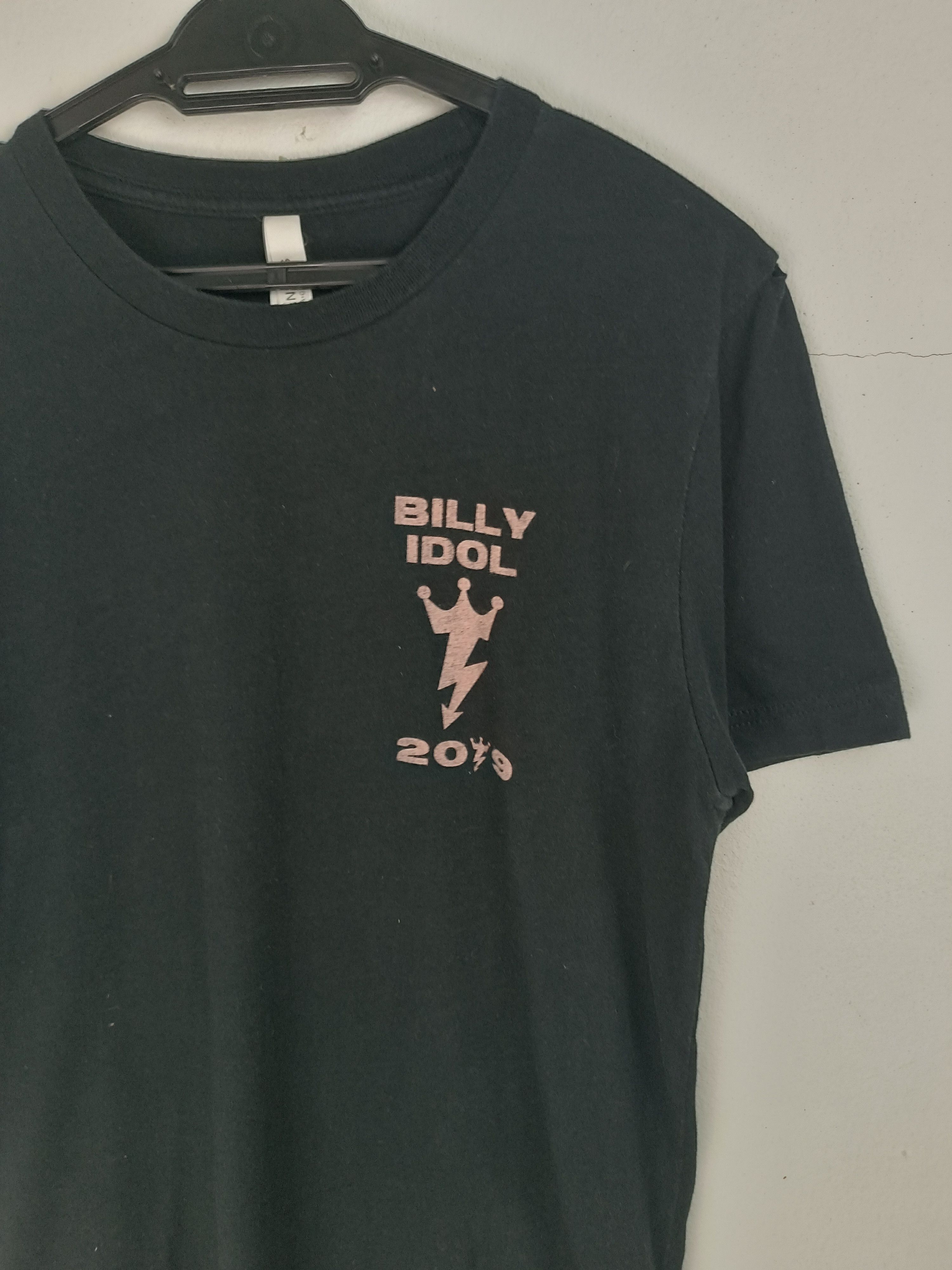 Band Tees FADED BILLY IDOL LIVE IN CONCERT 2019 iggy pop billy joel Size US M / EU 48-50 / 2 - 9 Thumbnail