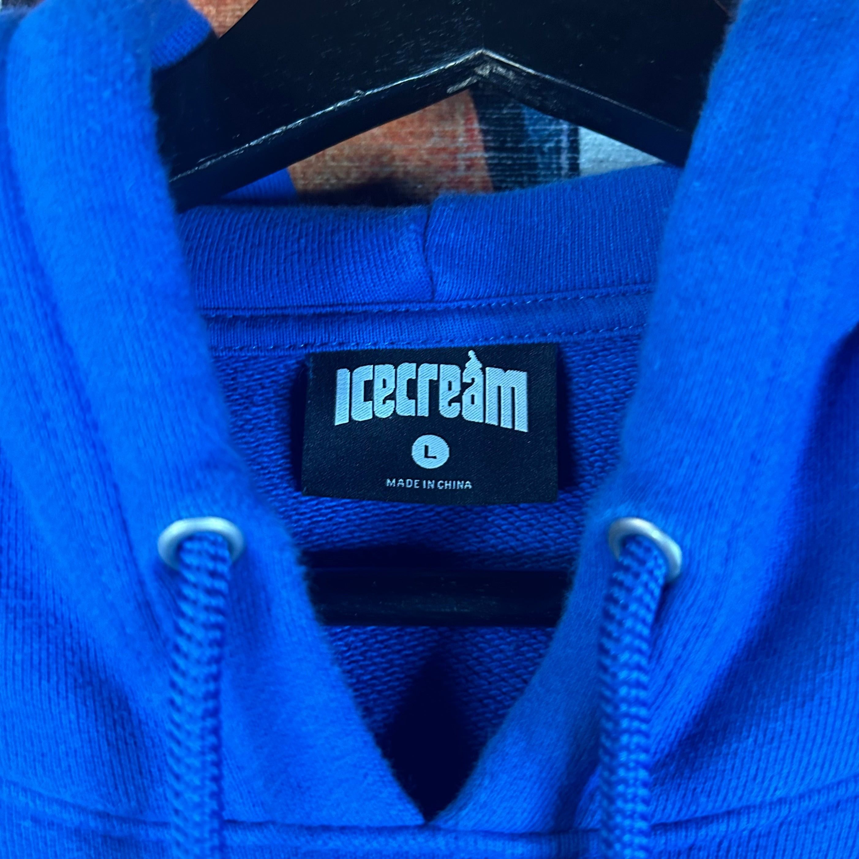 Icecream Running Puppy Hoodie Size Large