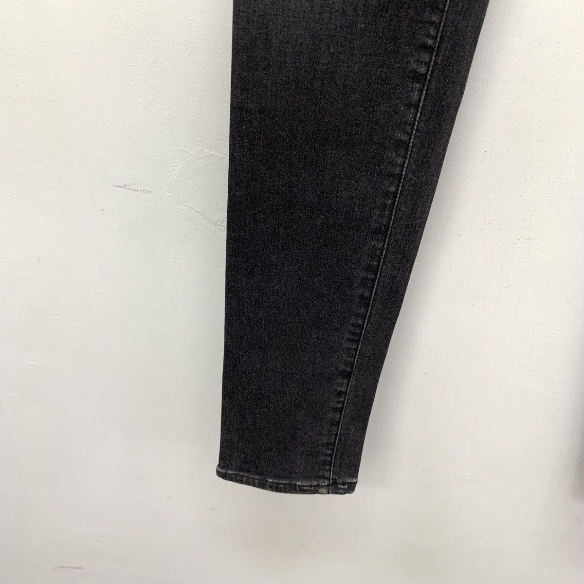 Prada Prada Dark Grey Washed Cotton Denim Pants K26WX Size 25" / US 0 / IT 36 - 5 Thumbnail