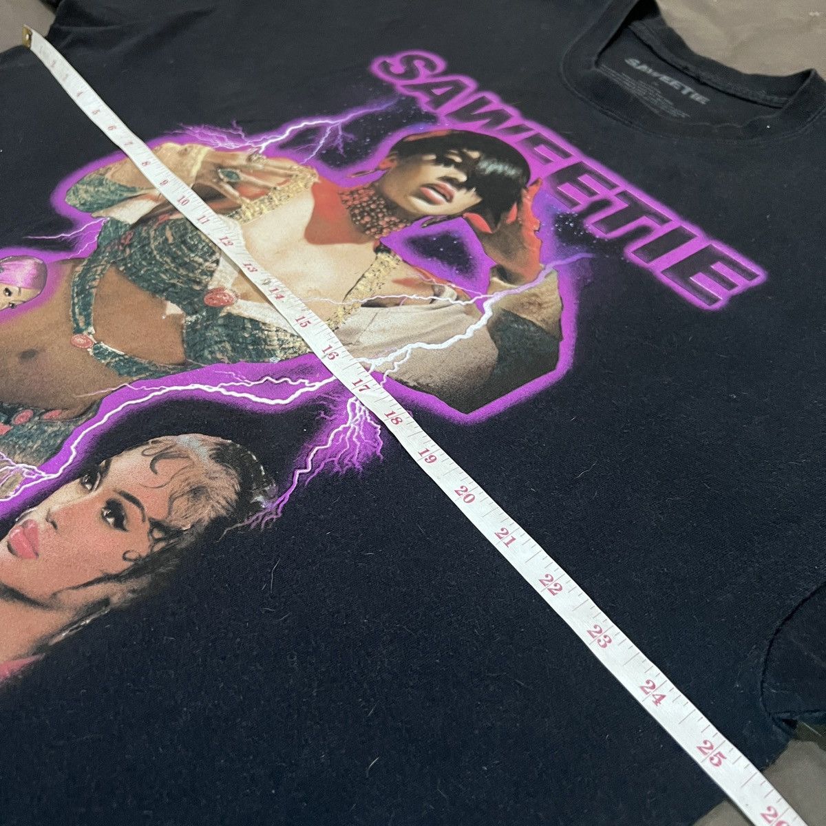 Band Tees × Rap Tees Saweetie Promo Tee 2XL Hiphop Oversized Size US XXL / EU 58 / 5 - 6 Thumbnail
