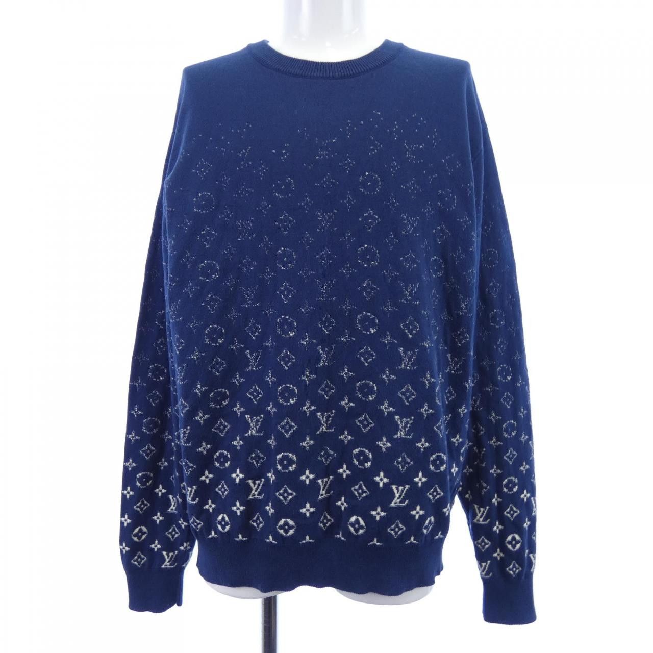 Louis Vuitton Louis Vuitton Louis Vuitton LVSE Monogram Degrade Knit Sweater Canvas Tops HKN44WUSO DUTY FREE for USA Size ONE SIZE - 1 Thumbnail