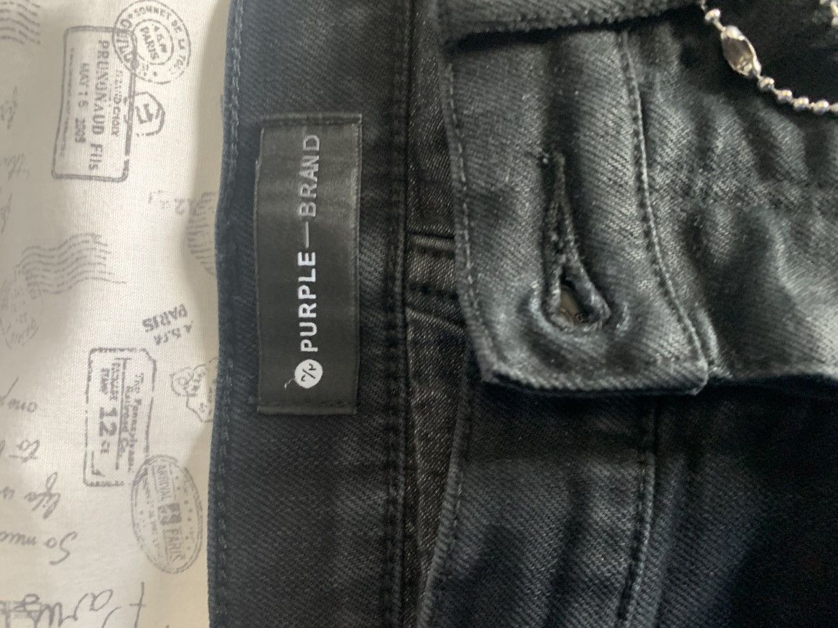 Purple × Purple Brand Black Skinny Purple Jeans Size US 31 - 5 Thumbnail