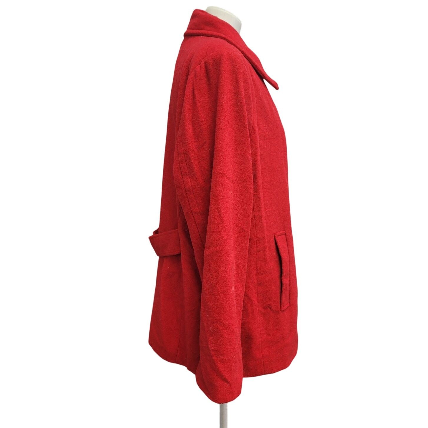 Old Navy Old Navy Womens XL Warm Wool Blend Winter Pea Coat Size XL / US 12-14 / IT 48-50 - 3 Thumbnail