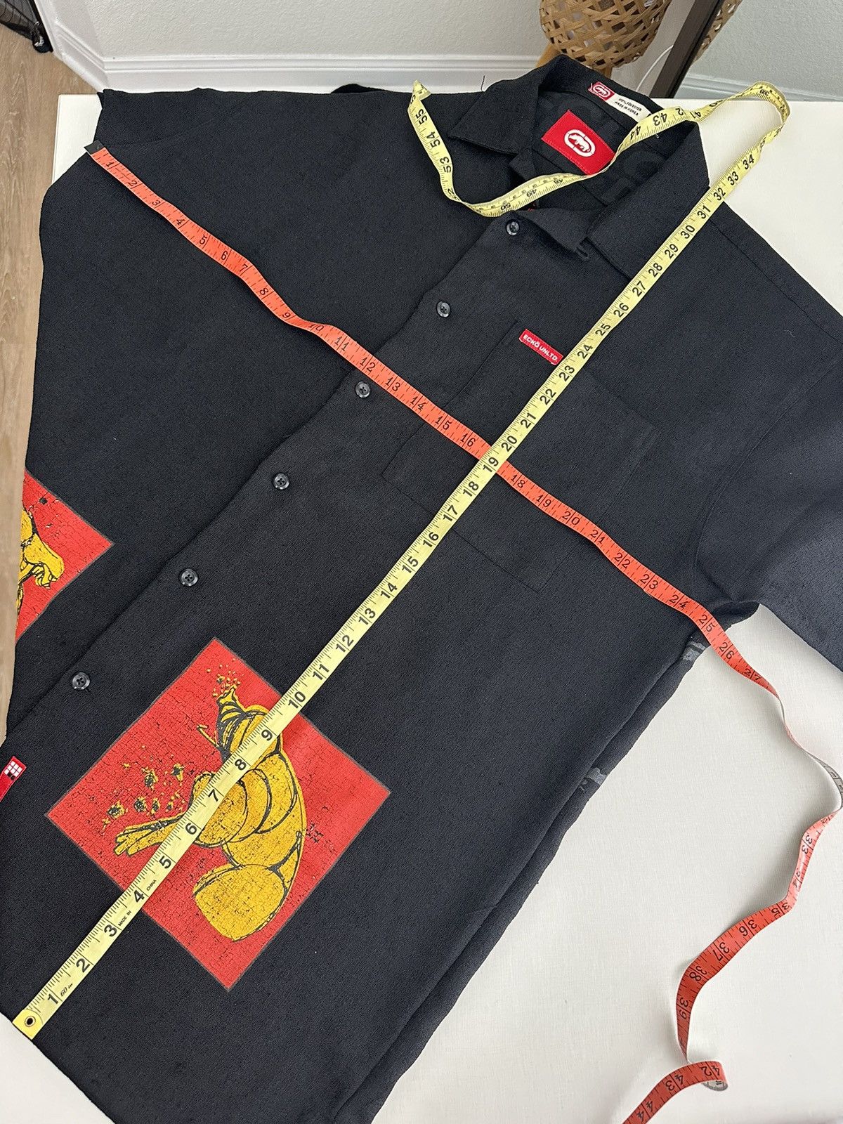 Ecko Unltd. Vintage Y2K Ecko Untld. Button Up Shirt Big Logo Rare Size US XL / EU 56 / 4 - 9 Thumbnail