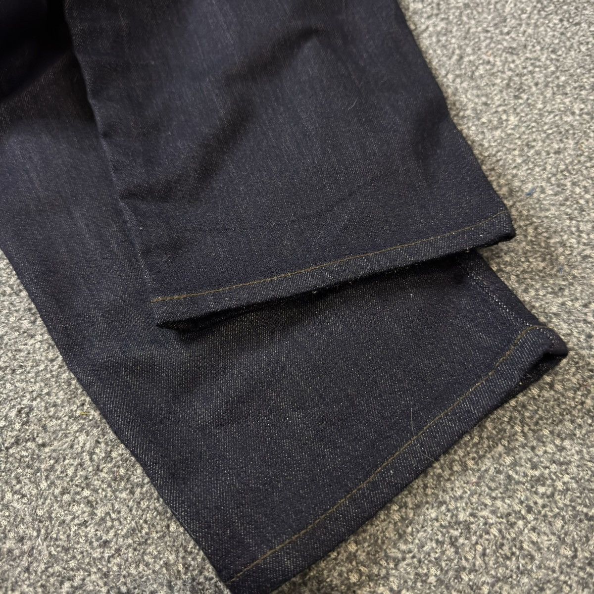Jun Takahashi Japanese Denim Jersey Uniqlo High Rise Tappered Fit Archive Size US 30 / EU 46 - 11 Thumbnail
