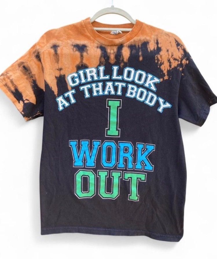 Band Tees Y2K LMAFO Tie-Dye Humor Graphic Tee Orange and Blue Tiedye Size US L / EU 52-54 / 3 - 1 Thumbnail