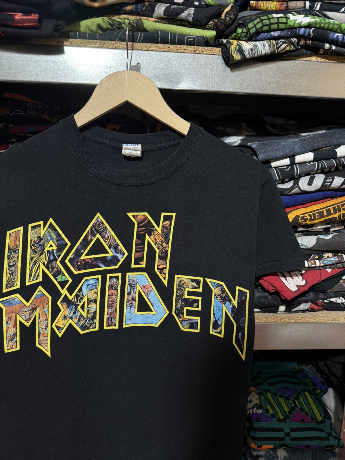 Band Tees Vintage 2015 Iron Maiden Rock Band Tour T-Shirt Y2K Hype Size US S / EU 44-46 / 1 - 3 Thumbnail
