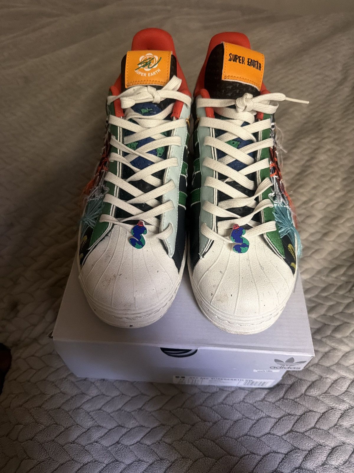 Adidas Adidas shell toe super earth Size US 12 / EU 45 - 4 Thumbnail
