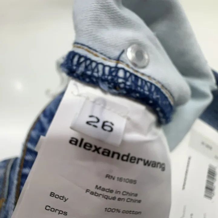Alexander Wang Alexander Wang Asymmetric Flare Denim Pants for Women - Size 26" / US 2 / IT 38 - 5 Thumbnail