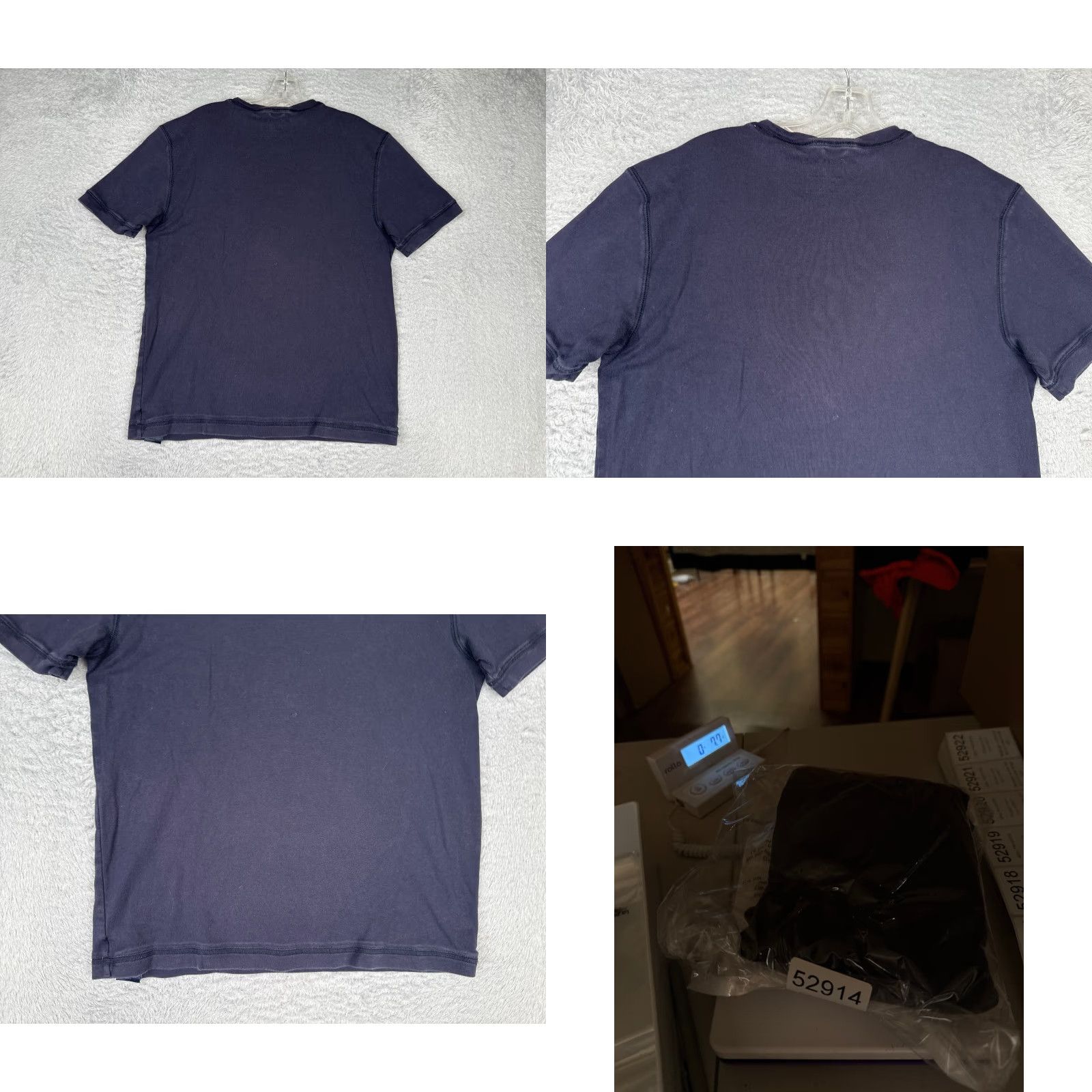 Tommy Hilfiger Tommy Hilfiger Shirt Adult Medium Blue Short Sleeve Crew Neck Cotton Jersey Embroidered Logo Pockets Machine Washable Men’s T-Shirt Regular Fit Size US M / EU 48-50 / 2 - 9 Thumbnail