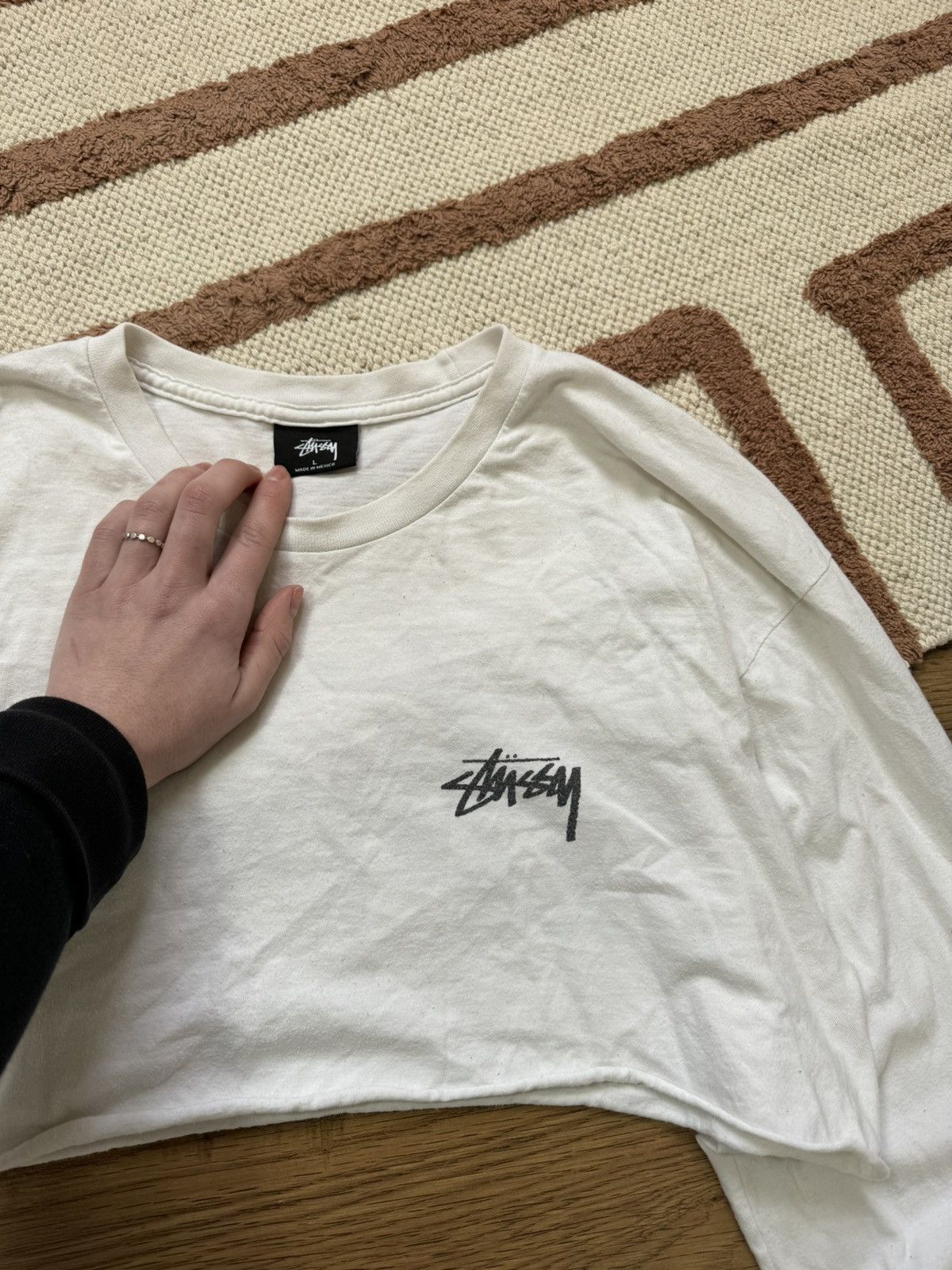 Stussy STUSSY BIG LOGO CROPPED WMNS LONGSLEEVE Size L / US 10 / IT 46 - 6 Thumbnail