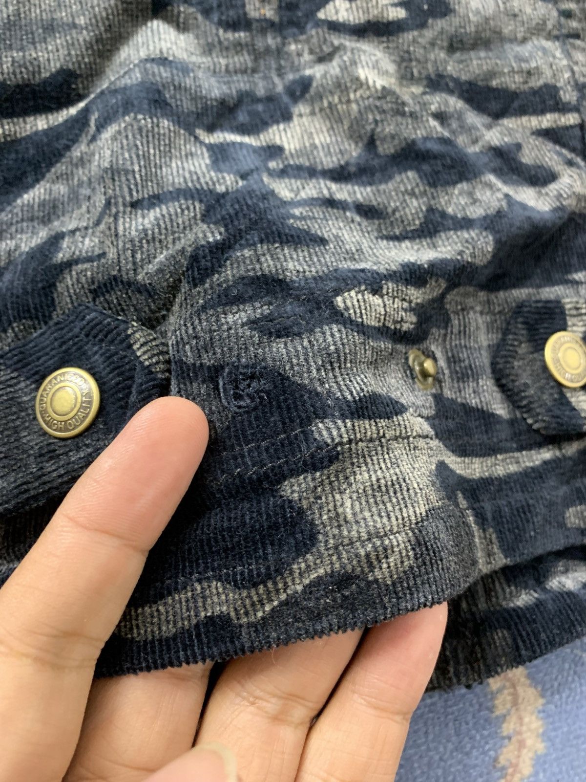 GOA Japanese Brand Fairy Bono Camo Corduroy Cropped Jacket Size US S / EU 44-46 / 1 - 12 Thumbnail