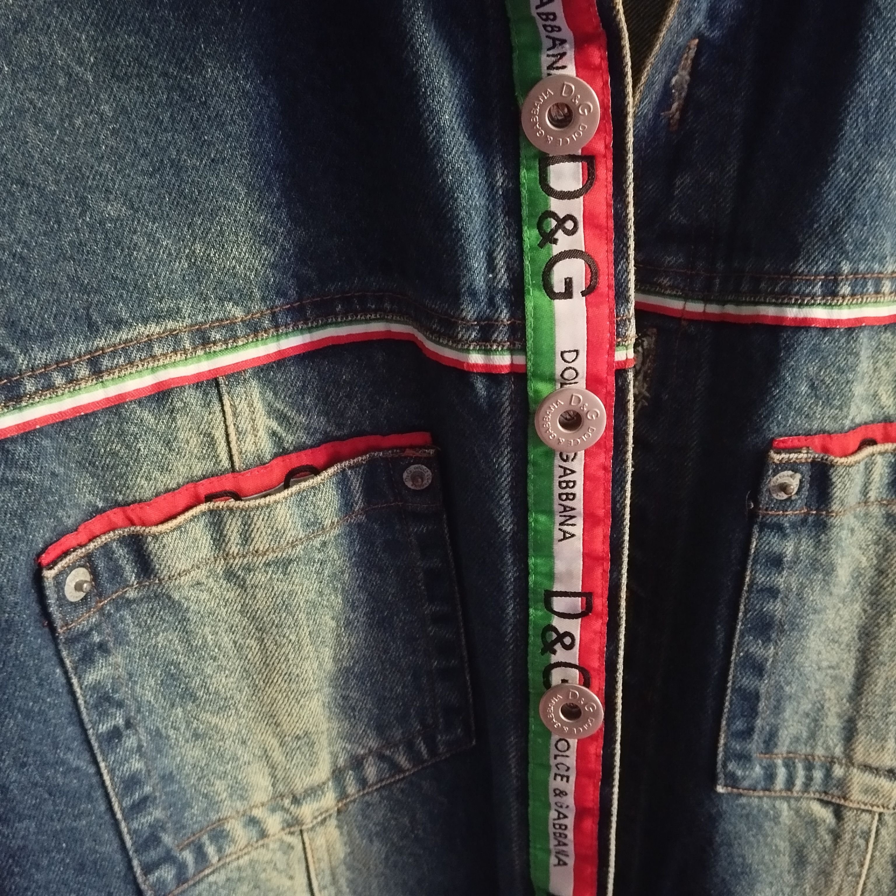 Dolce & Gabbana × Vintage VINTAGE DENIM JACKET D&G Size US XL / EU 56 / 4 - 12 Thumbnail