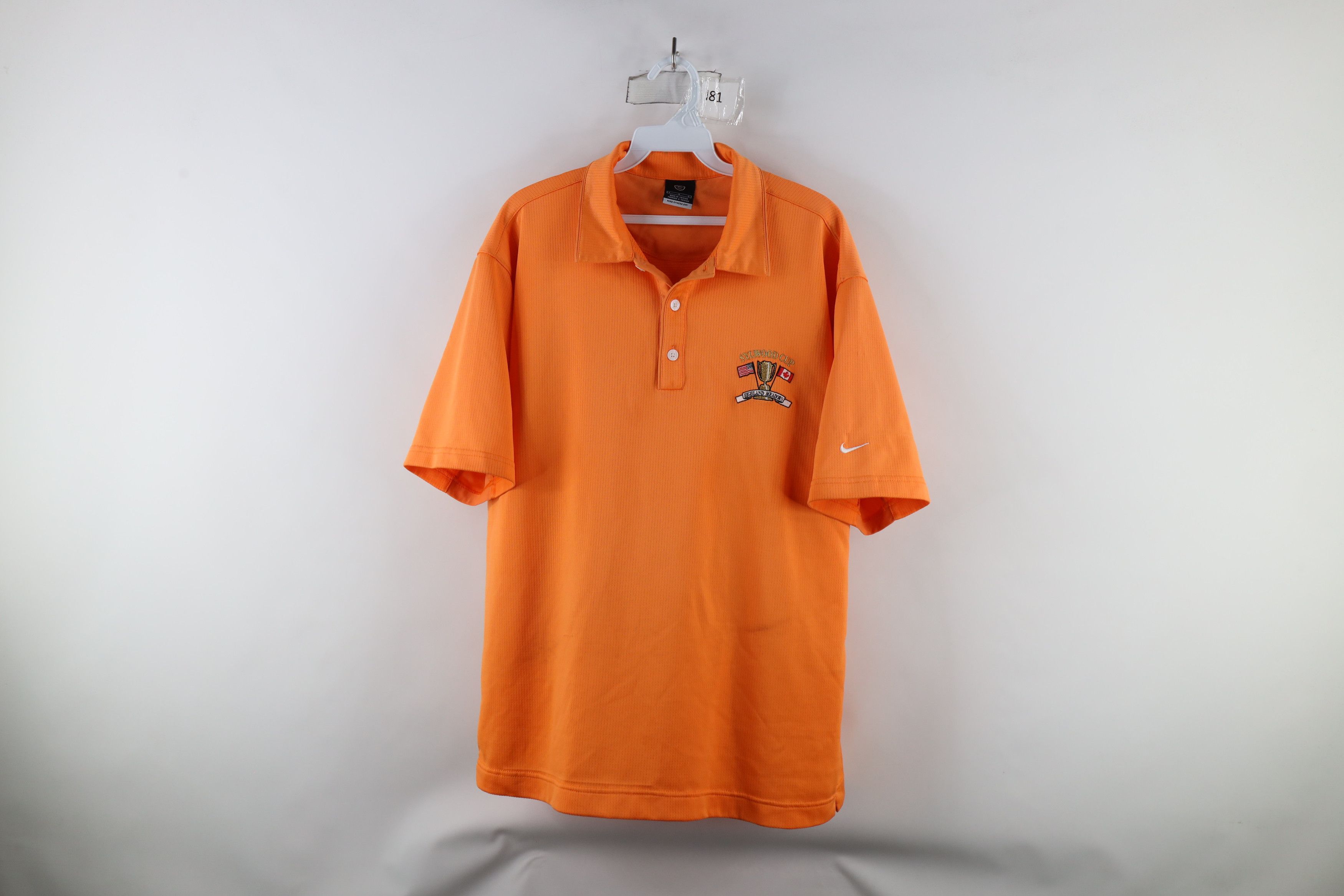 Nike × Vintage Vintage Nike Sphere Dry Meadows Knit Golf Polo Shirt Size US L / EU 52-54 / 3 - 1 Thumbnail