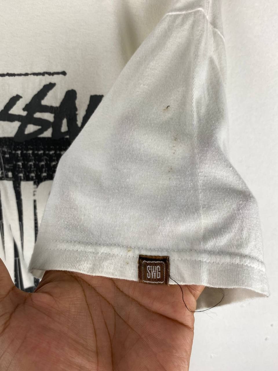 Stussy stussy x swagger streetwear tee nice design Size US L / EU 52-54 / 3 - 6 Thumbnail