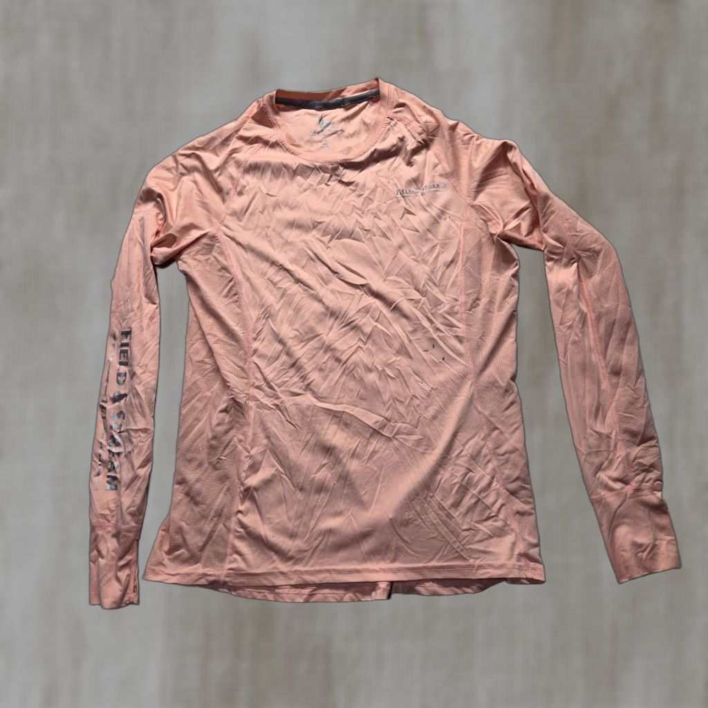 Pinko Field & Stream Shirt Womens Large Pink T-Shirt Long Sleeve Outdoor Casual Size L / US 10 / IT 46 - 1 Thumbnail