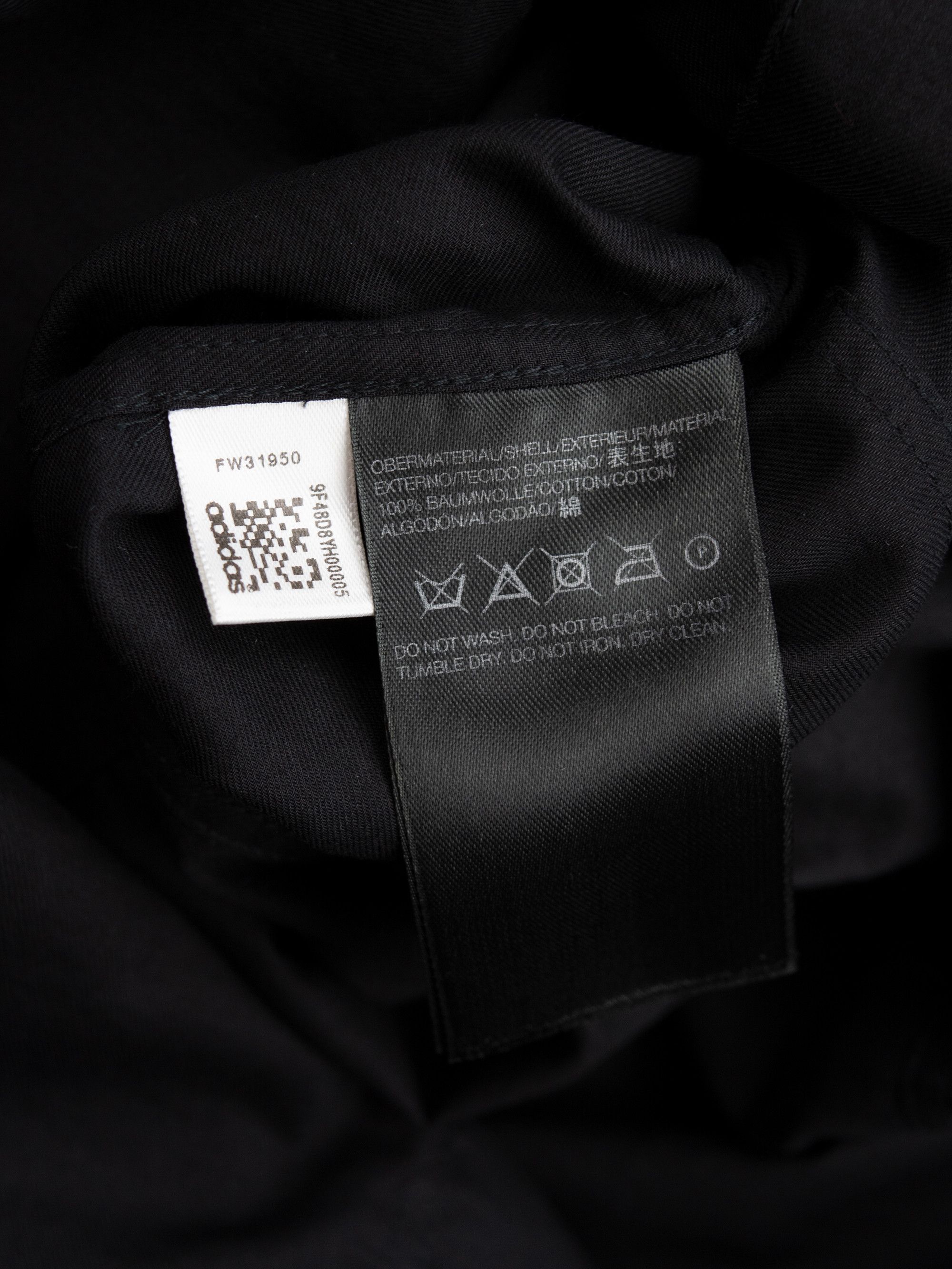 Yohji Yamamoto Y-3 SS09 button-up dress with layered ruffle shoulder detail Size M / US 6-8 / IT 42-44 - 10 Thumbnail