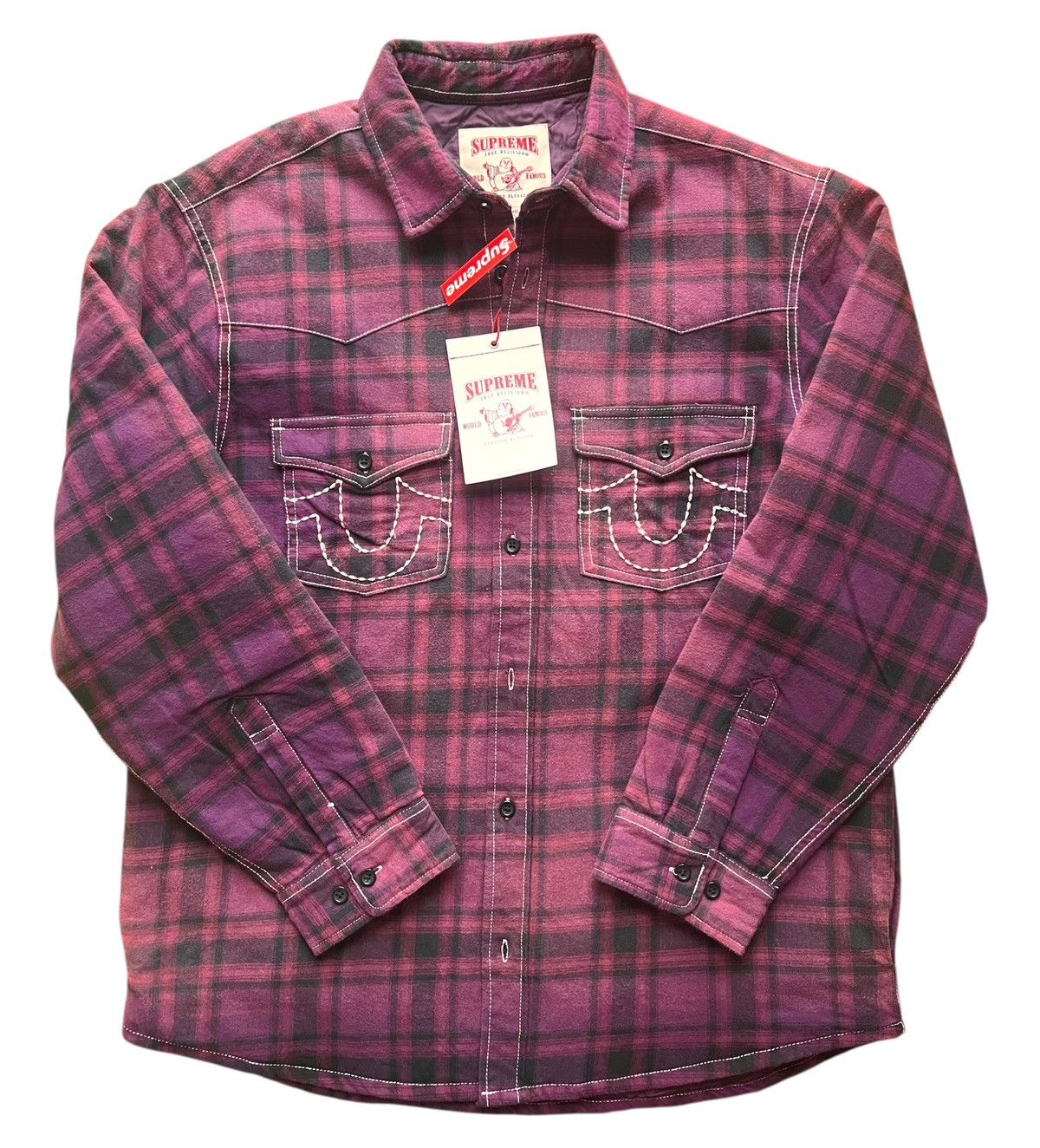 Supreme x True Religion Flannel Shirt L Supreme FW25 Week 13