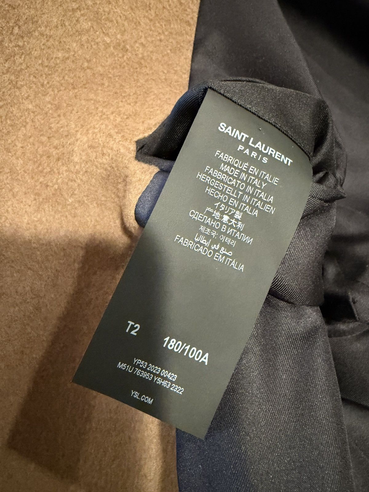 Saint Laurent Paris Saint Laurent men’s 2023 oversized coat. XXL $5600 Size US XXL / EU 58 / 5 - 5 Thumbnail